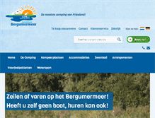 Tablet Screenshot of bergumermeer.nl